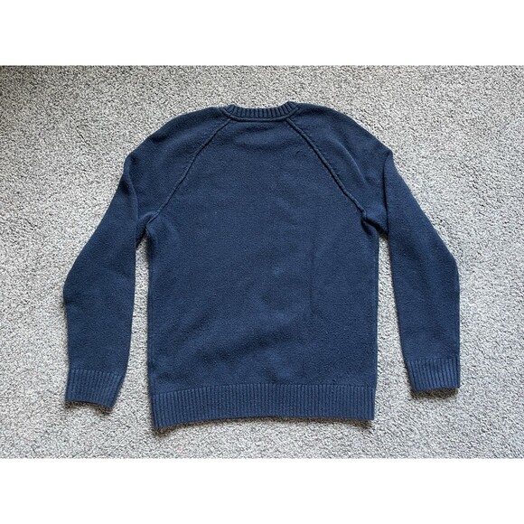 Abercrombie & Fitch Womens Sweater Navy Blue Size M Classic - Picture 2 of 6